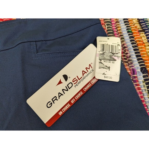 Grand Slam Women 6 Stretch 360 Comfort Waistband Golf Shorts UPF50 Black - Picture 3 of 12